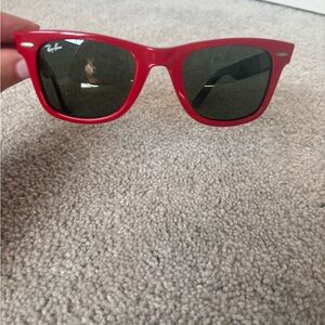 Ray-Ban Red Wayfarer Sunglasses